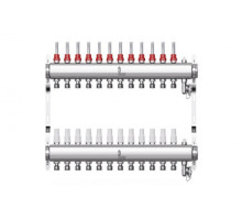 Коллектор нерж. Wester W902 1-3/4 в сборе с расходомерами на 12 выходов