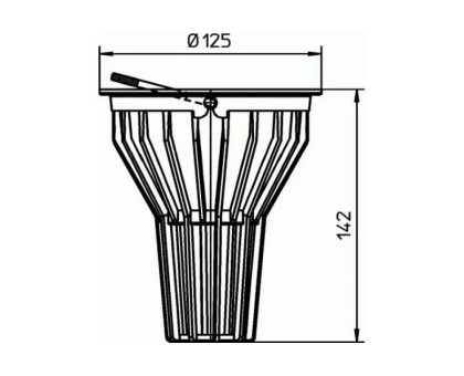 Листвоуловитель Hutterer & Lechner для HL 660/2 (80)