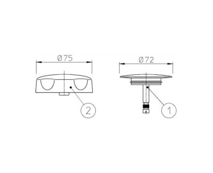 Видимые части Hutterer & Lechner из латуни для HL 555N (цена по запросу)