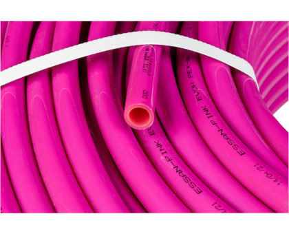 Труба из сшитого полиэтилена ESSAN PINK EVOH PEX-b O16х2,2 (200м) (фиолетовая)ГОСТ32415-2013