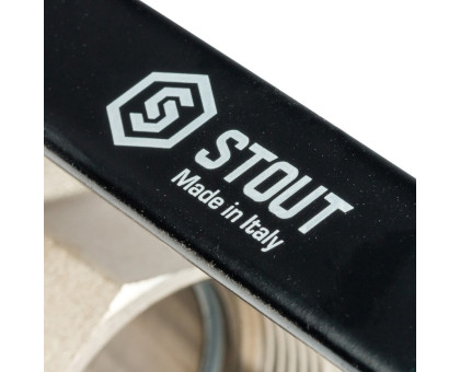 Кран шаровой полнопроходной Stout, ВР/НР, ручка рычаг 1 1/2" (SVB-0003-000040)