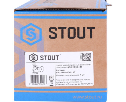 Насос циркуляционный Stout 25/60-130 (SPC-0001-2560130)