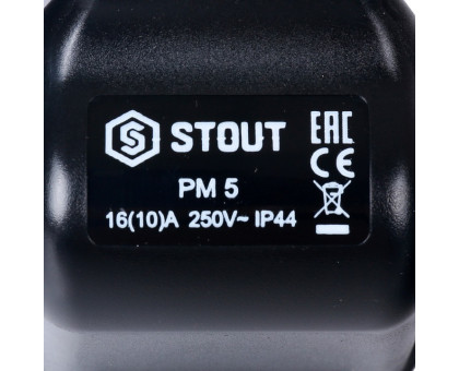 Реле давления для водоснабжения Stout PM5G, 1-5 бар, 1/4 (SCS-0001-000005)