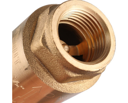Клапан обратный пружинный муфтовый с металлическим седлом 1/2" Stout (SVC-0011-000015)